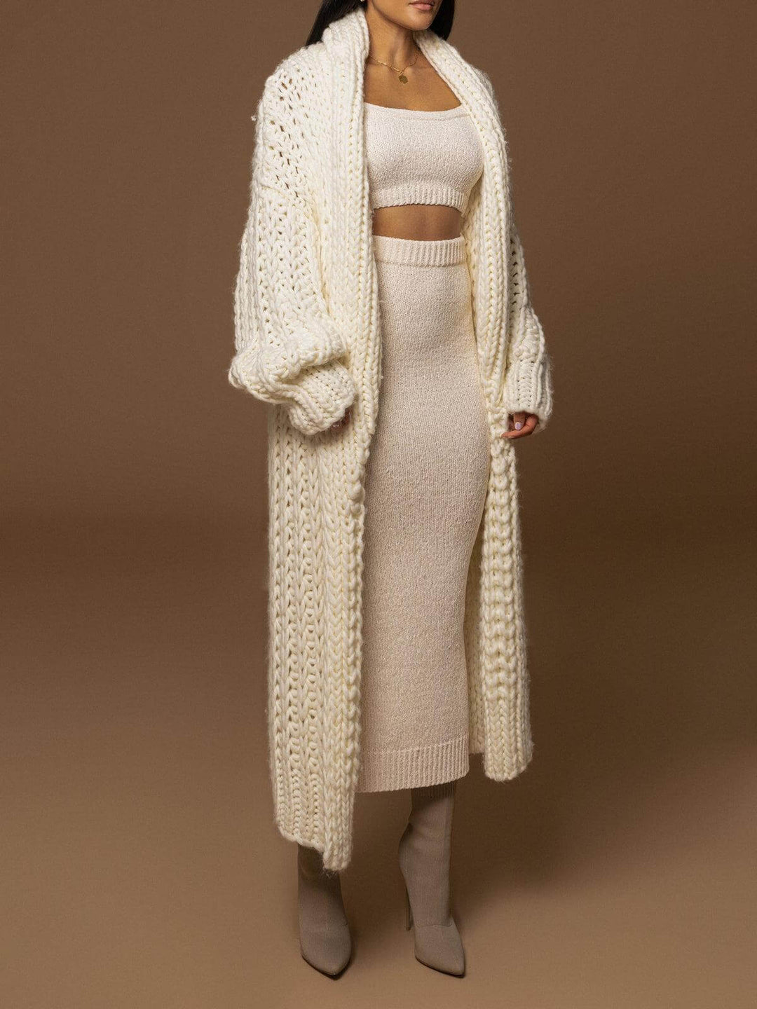 Nina | Lässiger Strickmantel für Damen im Alltag