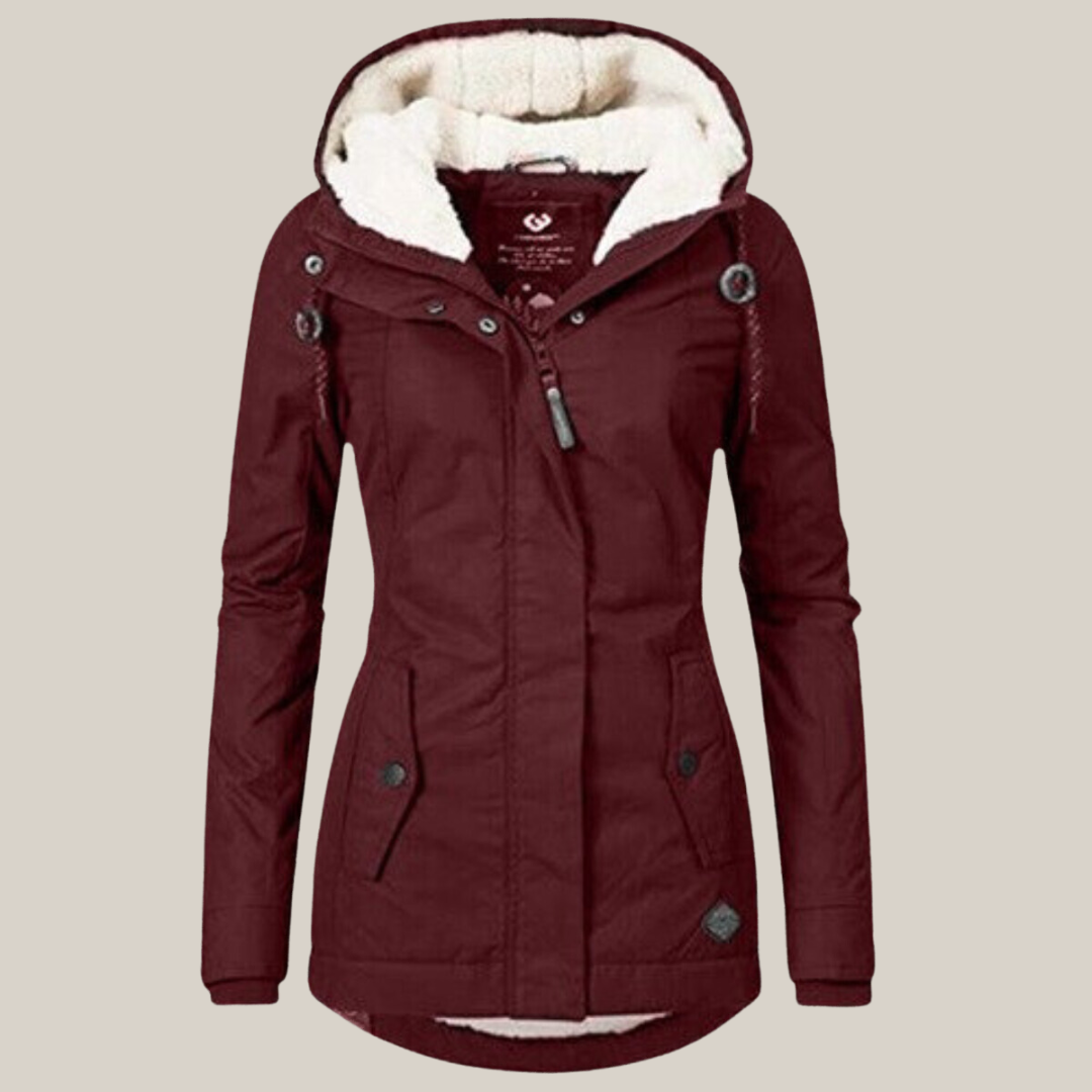 Amber | Gesteppte Winterjacke mit leichtem Glanz