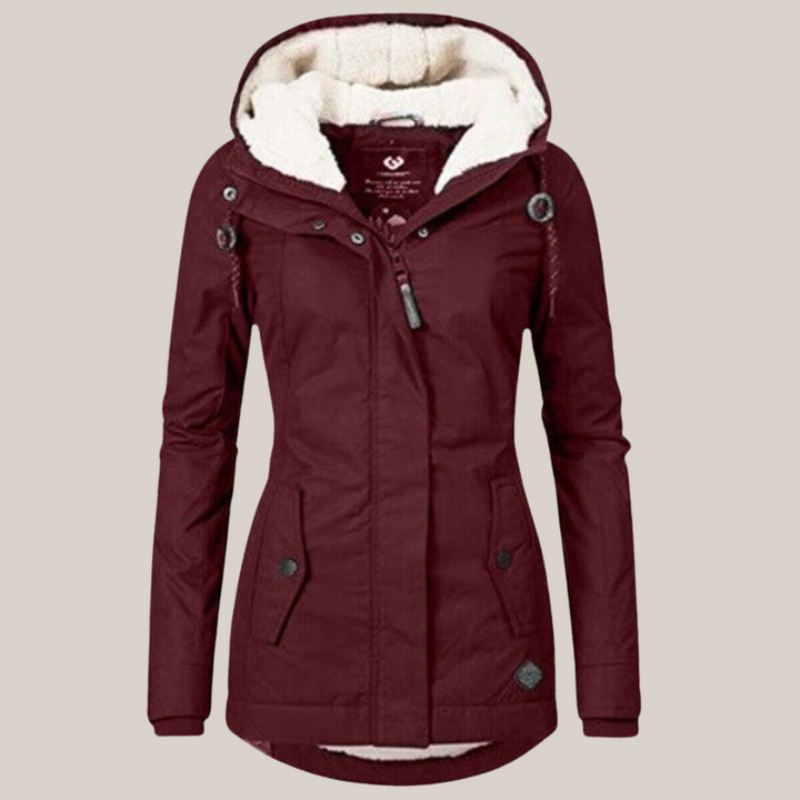 Amber | Gesteppte Winterjacke mit leichtem Glanz