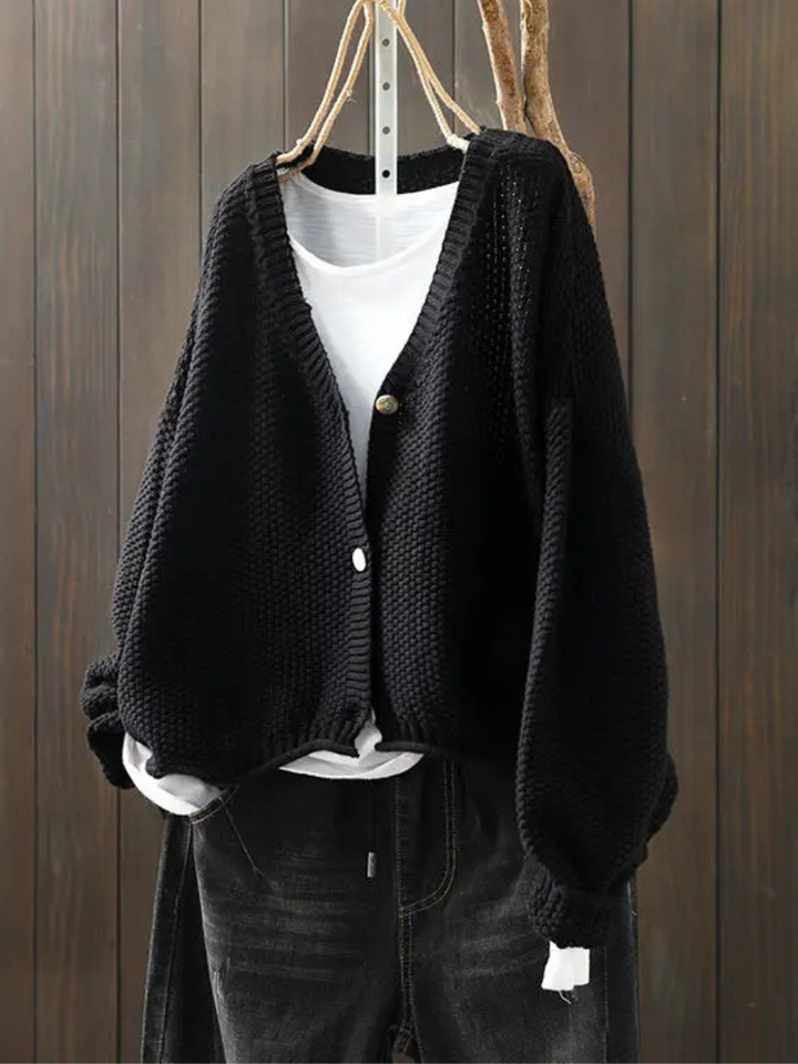 Alina | Lässiger Strickcardigan für kühle Tage