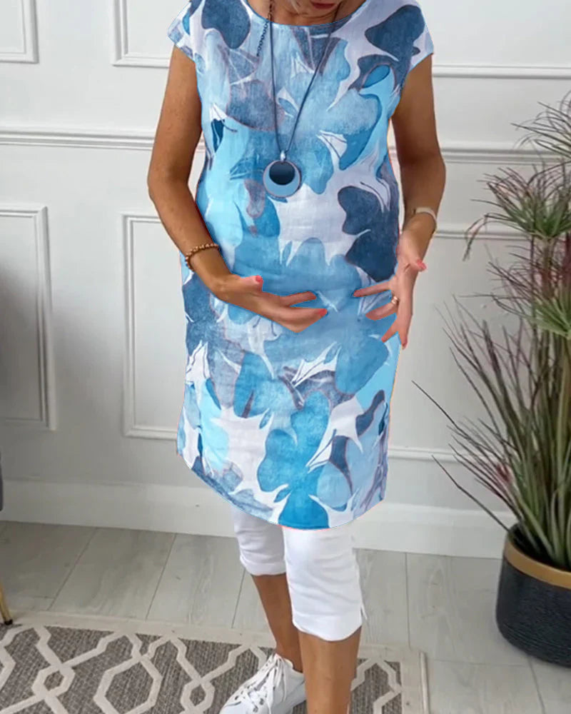 Caren | Lange Bluse mit fließendem Schnitt
