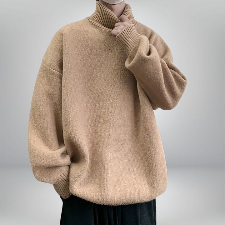 JACQUE ROLLKRAGENPULLOVER aus weichem Strickmaterial