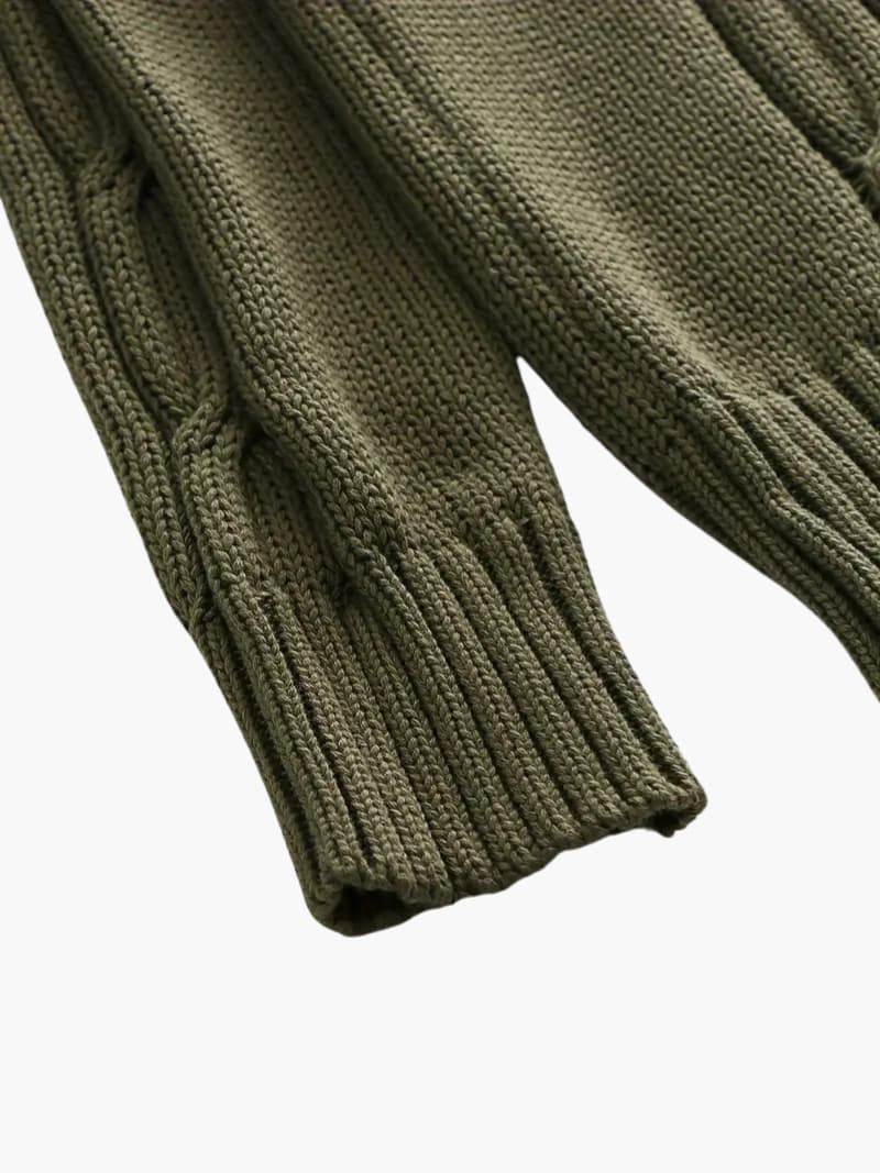 Teun | Pullover aus weichem Rippenstrickgewebe