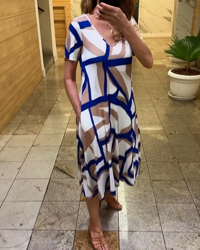 Savannah | Bedrucktes Sommerkleid mit Stil