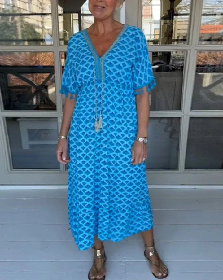 Thea | Farbenfrohes, stilvolles Freizeitkleid
