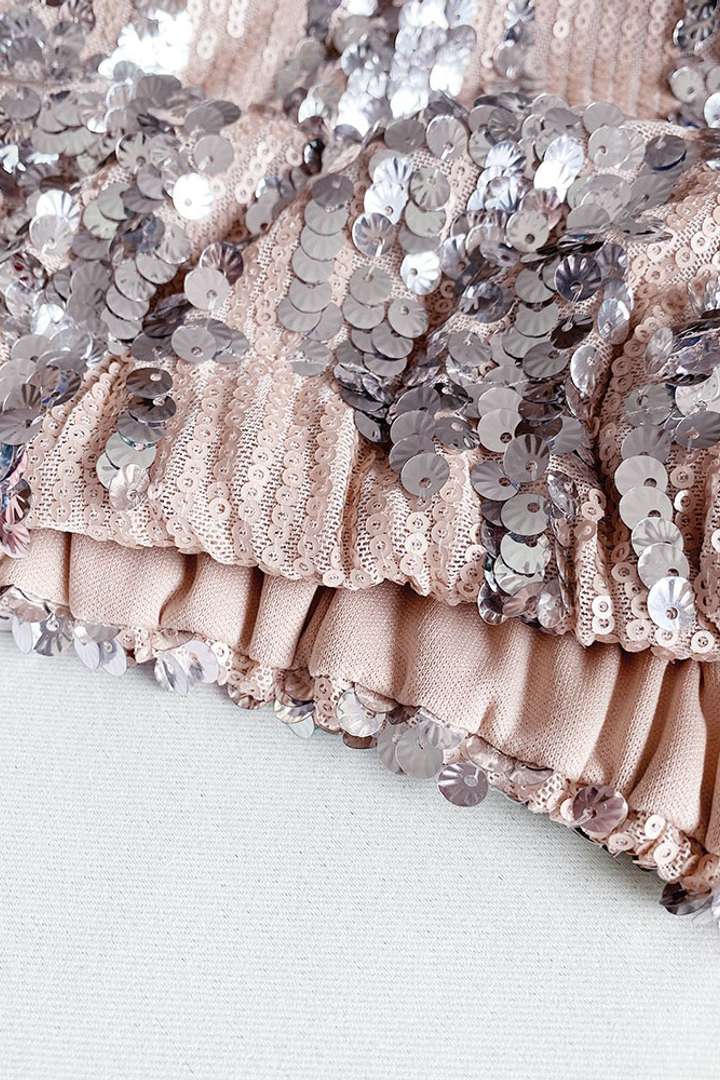 Abend-Top mit glitzernden Pailletten für besondere Anlässe