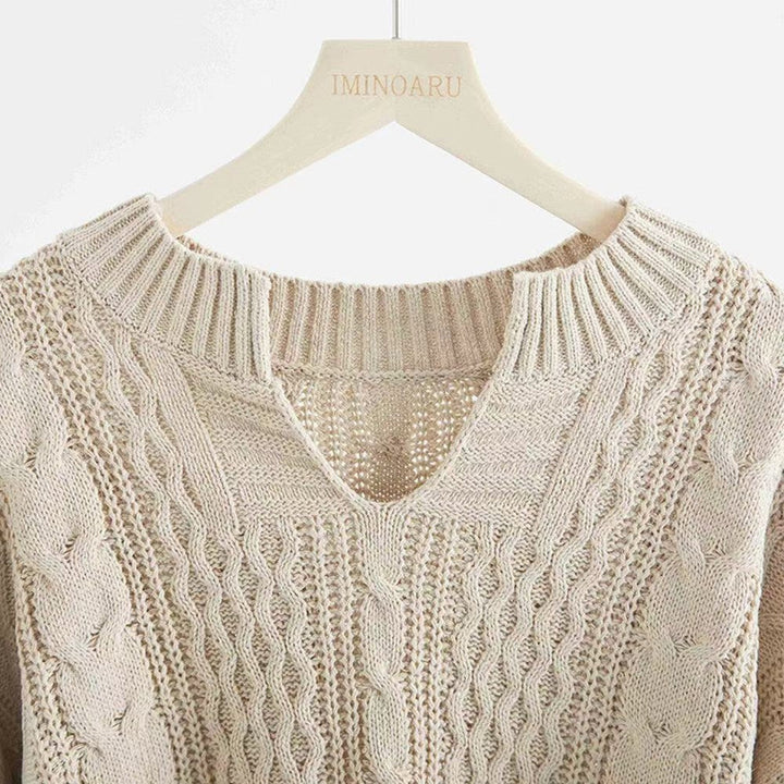 Gracia | Weicher Langarm-Pullover mit femininer Passform