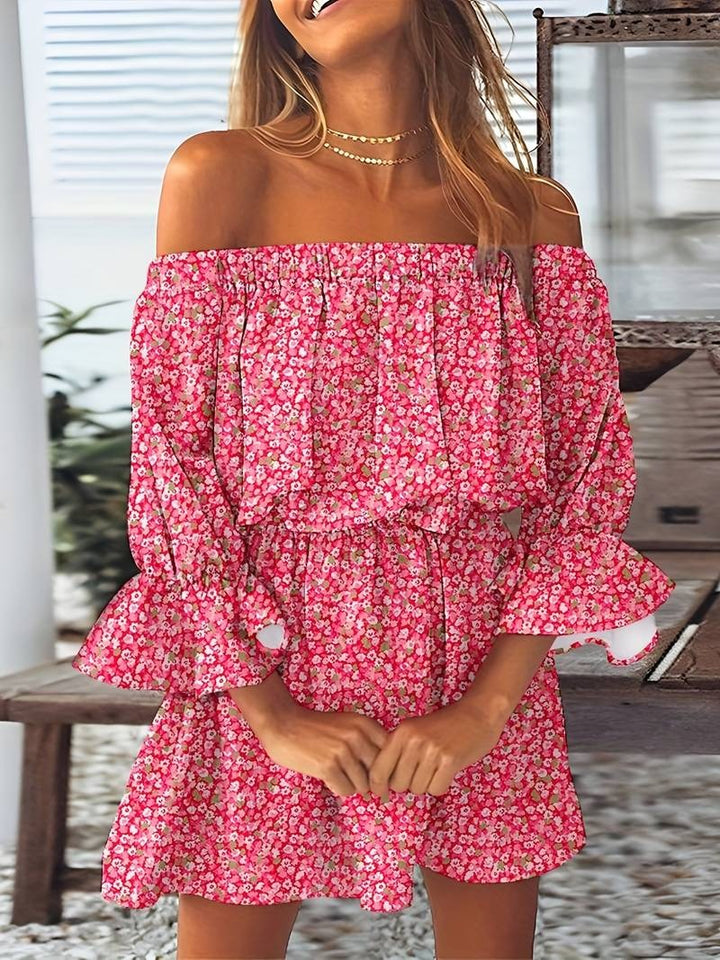 Elisa Boho Leaf Kleid für entspannte Sommertage in Stil