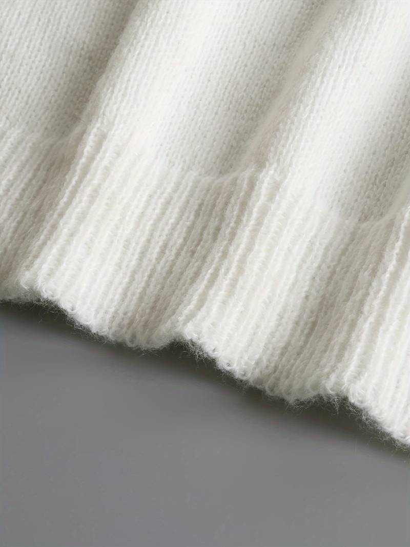 Elena | V-Ausschnitt Pullover in Feinstrick