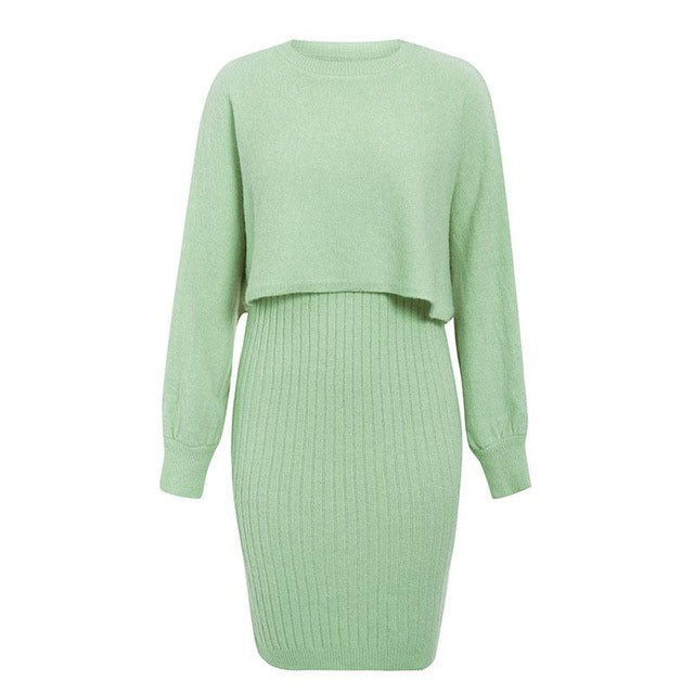 Rytra | Strickkleid-Set mit passendem Pullover