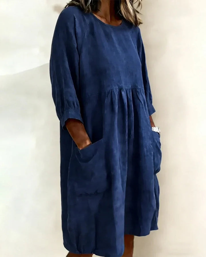 Alena | Modisches 3/4-Arm-Kleid Damen