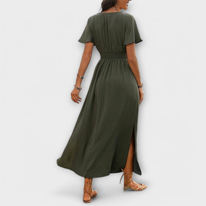 Julia | Edles Kleid mit Ärmeln Damen