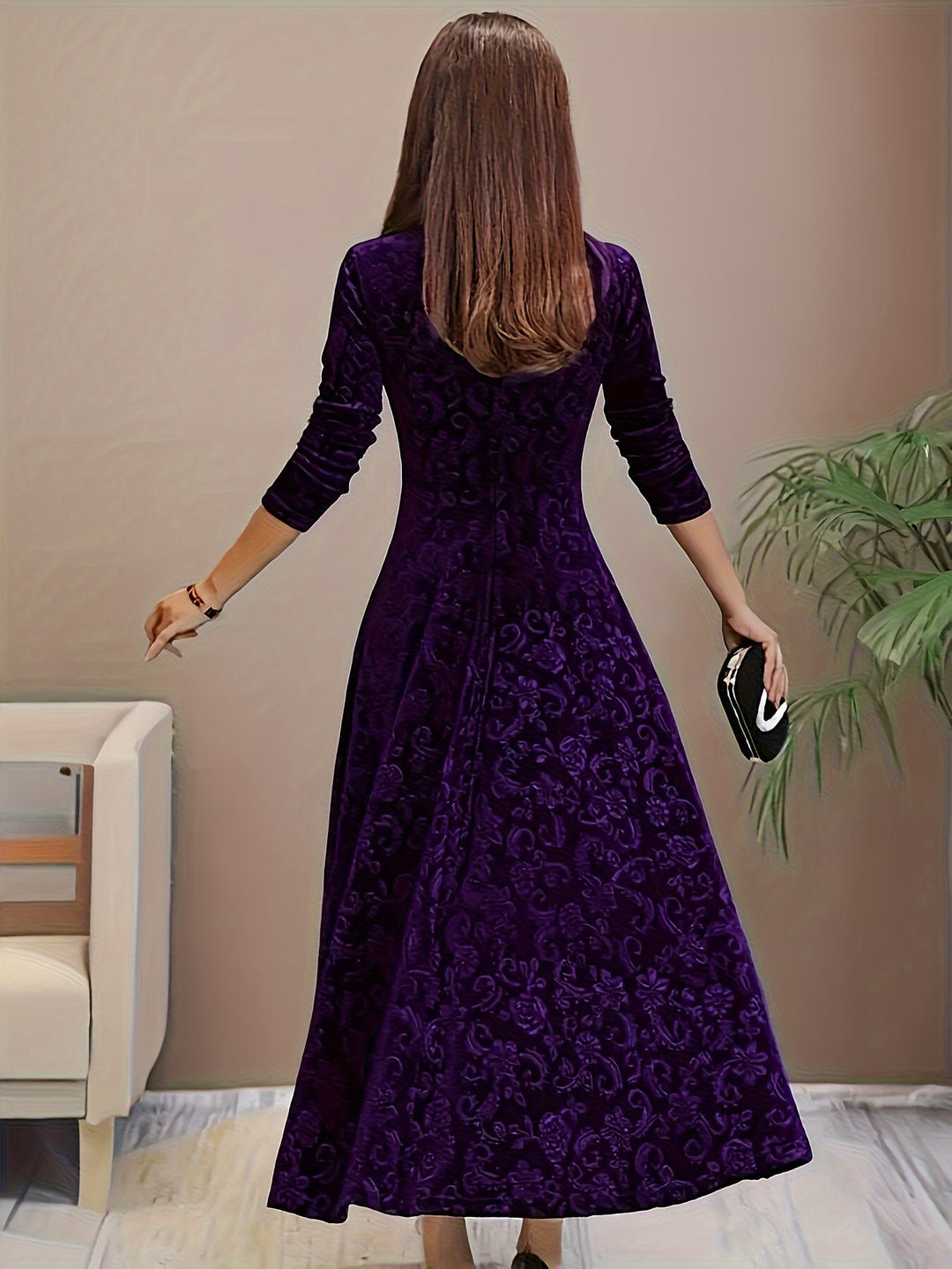 Clara | Stylisches Samtkleid für den Urlaub
