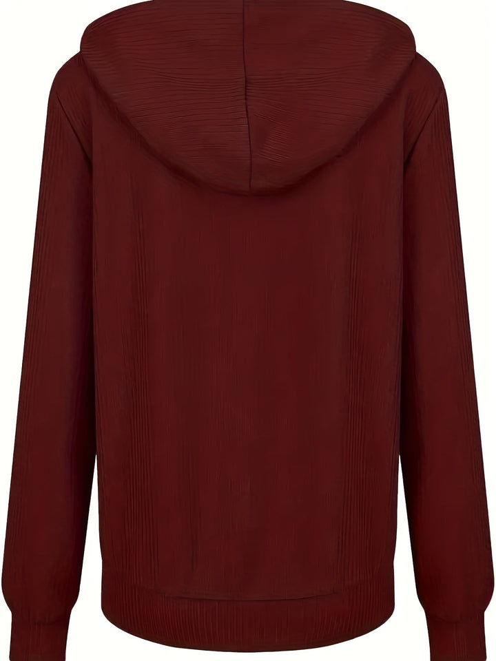 Emilia | Kapuzenjacke mit Reißverschluss und Kordelzug