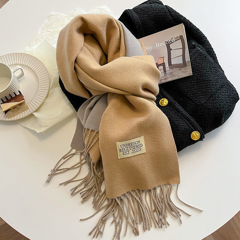 Kaschmirschal mit Fransen für stilvolle Looks