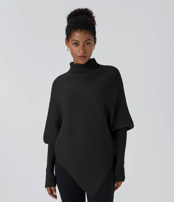 Amaya | Schlanker Damenpullover mit modernem Saumdesign