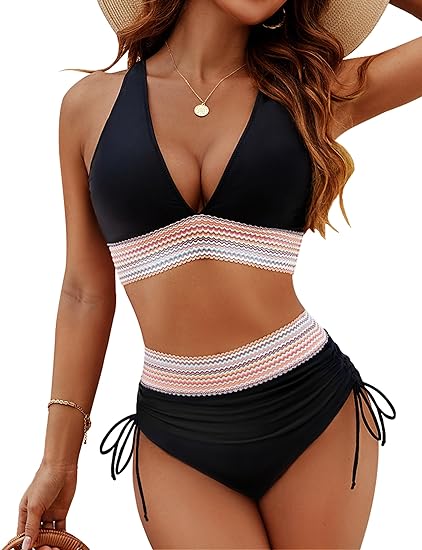 Meryl Bikini | High Waist Set mit Bauchansatz