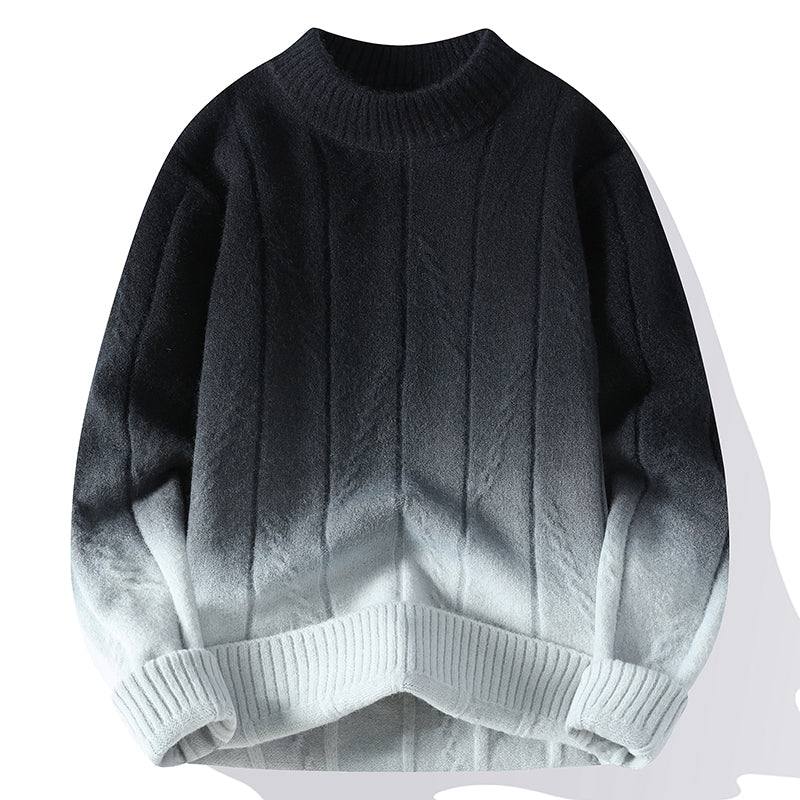 Ombré-Kaskaden | Weicher Pullover mit Farbverlauf