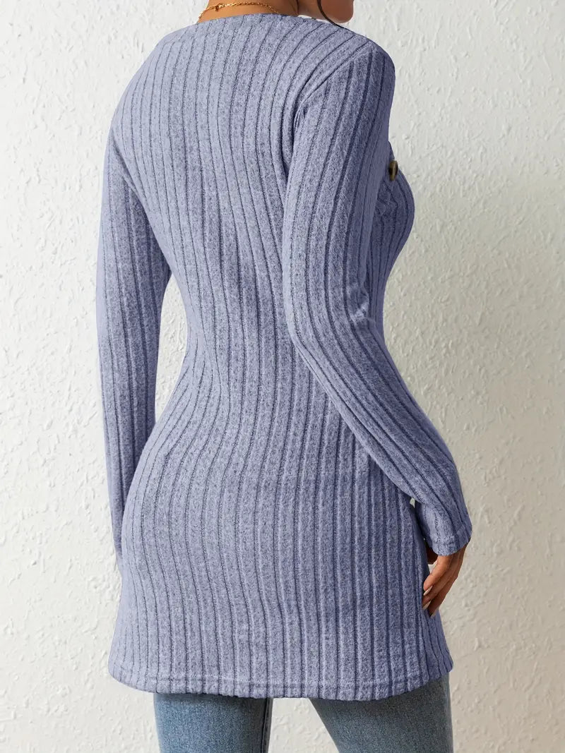 Camille | Asymmetrisches Oberteil mit Knopfdetails