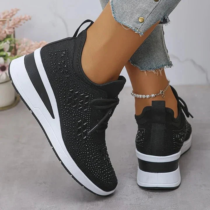 Elena | Funkelnde Damen-Sneakers modern & cozy