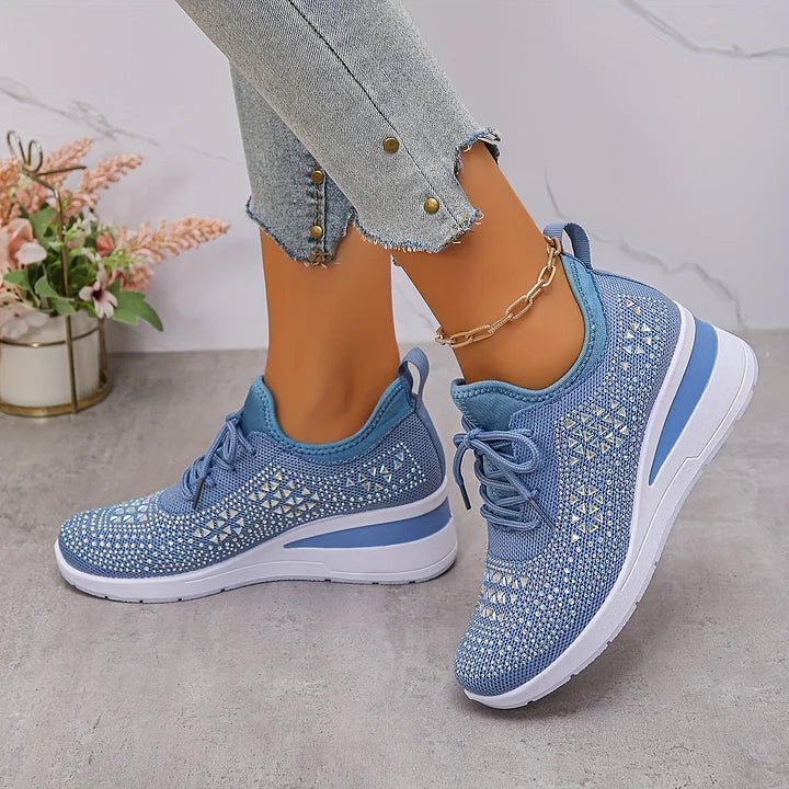 Elena | Funkelnde Damen-Sneakers modern & cozy