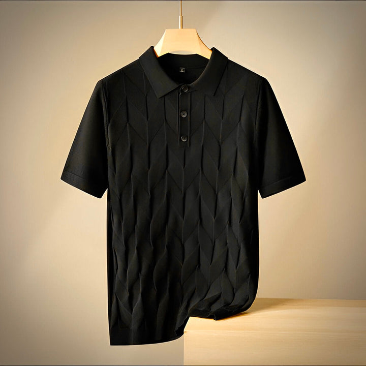 LEONARD PIERCE | Gestricktes Polo für Herren