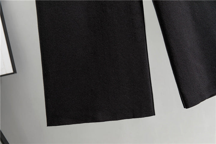 Sarah | Geometrisches Damen-Set: Cardigan & Hose