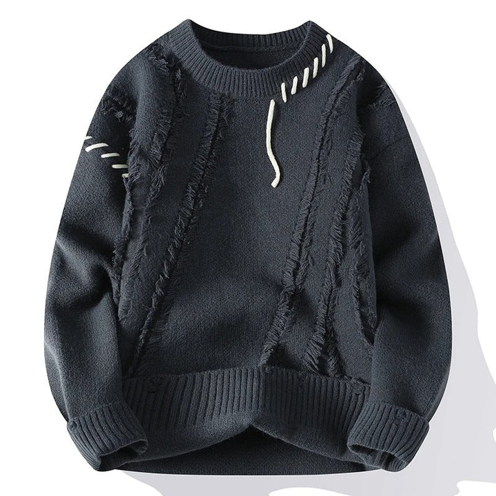 Apollo | Artisan Patchwork Pullover mit einzigartigem Design