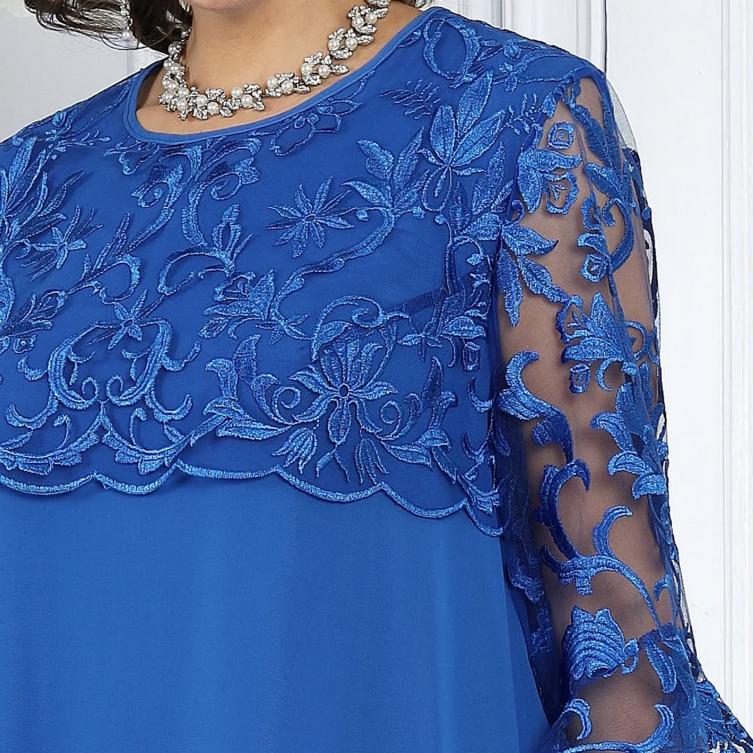 Elina | Stilvolles Damen Midikleid lässig-elegant