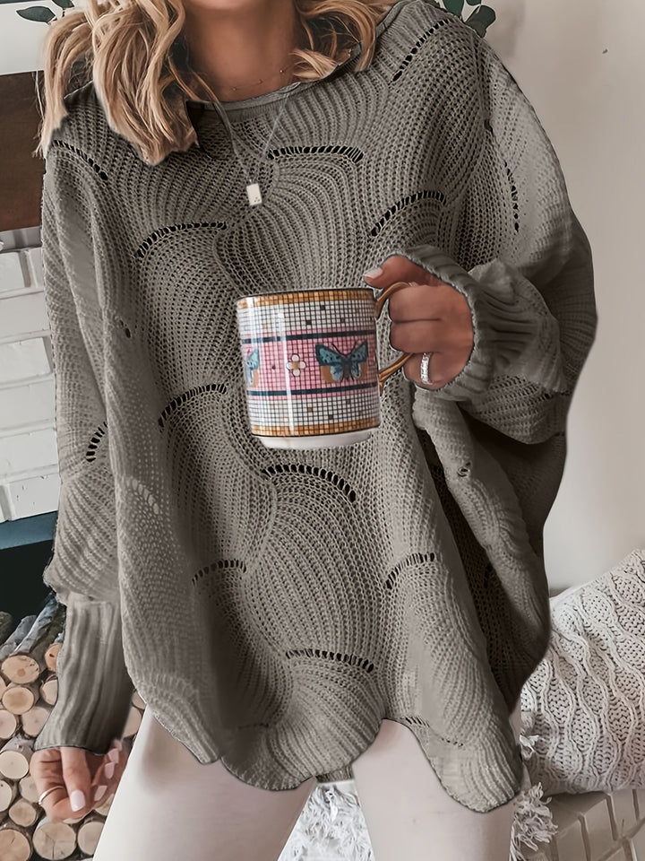 Yoko | Damenpullover aus geripptem Strickstoff