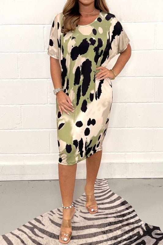 Jemma | Mehrfarbiges Kleid im angesagten Design