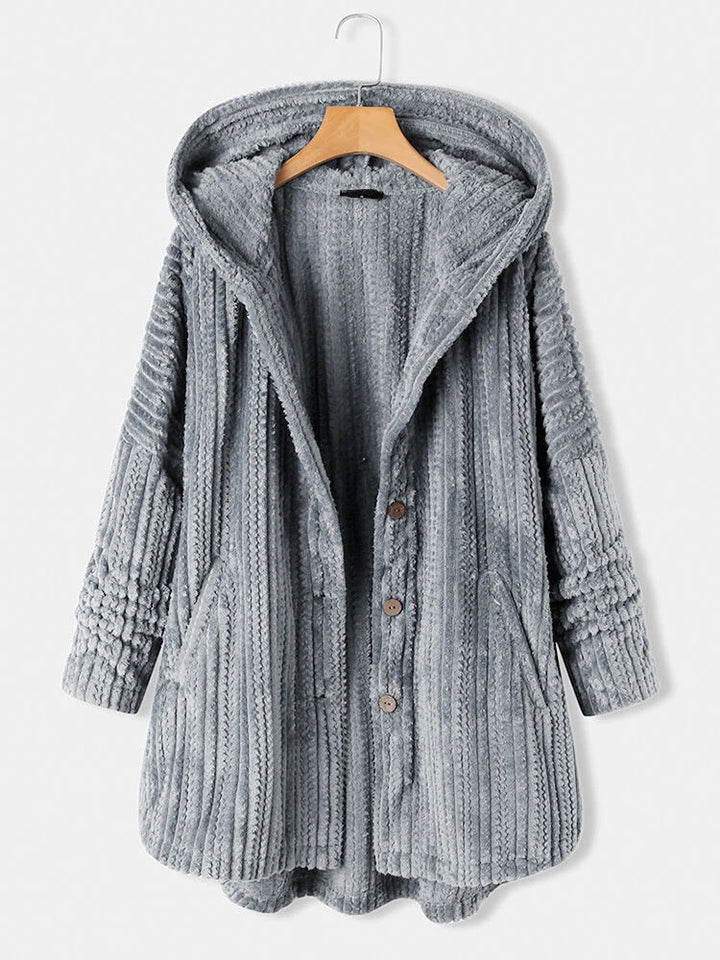 Luisa | Stilvoller Wintermantel mit Reversdesign