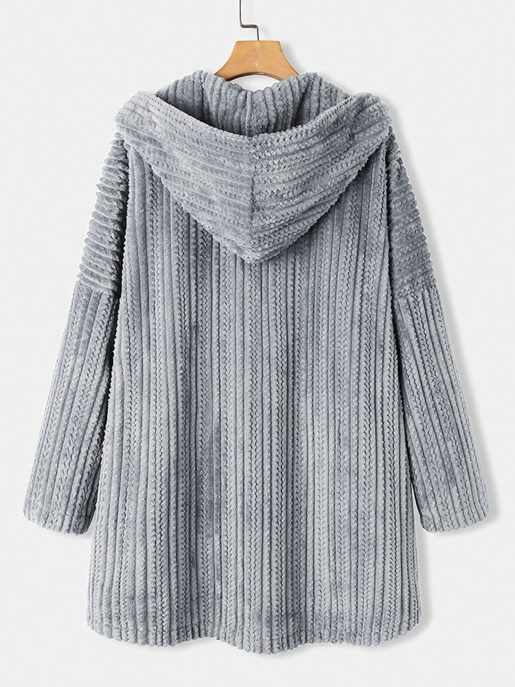 Luisa | Stilvoller Wintermantel mit Reversdesign