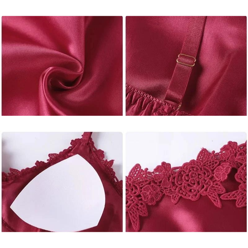 Livia | Luxurious 5-in-1 satin pyjama set für Damen