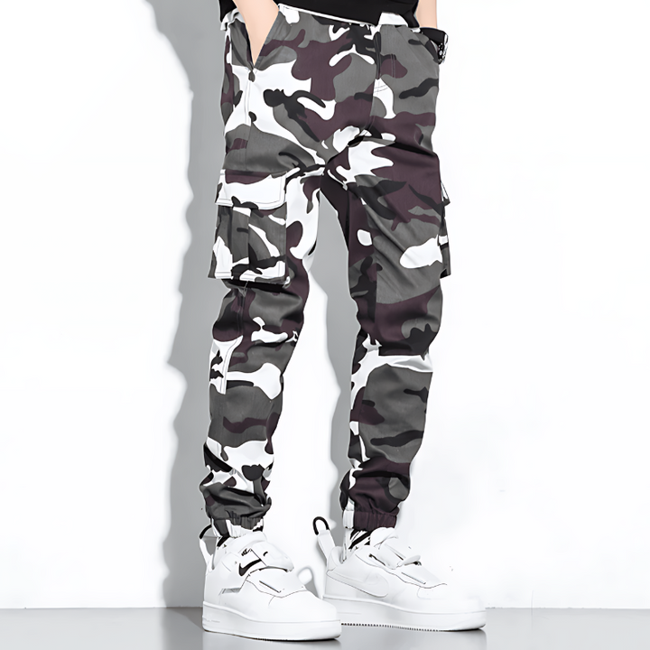 Jonas | Camo Cargo Hose Herren Komfort Fit
