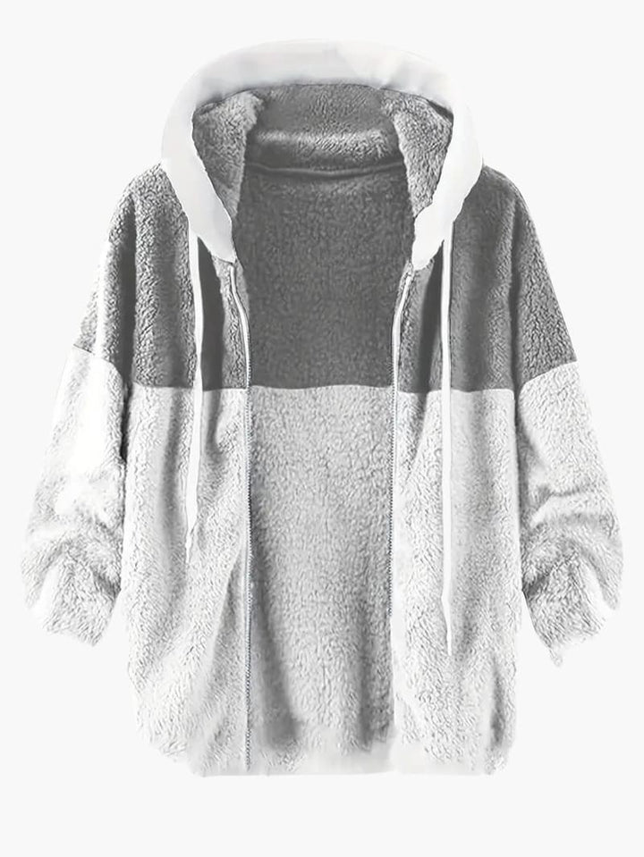 Jonas | Warme Fleecejacke mit Kapuze für Herren