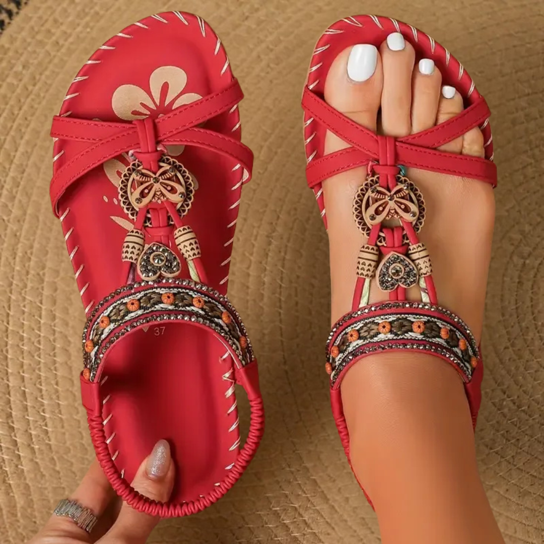Nora | Sommer Sandalen Damen Ibiza Chic
