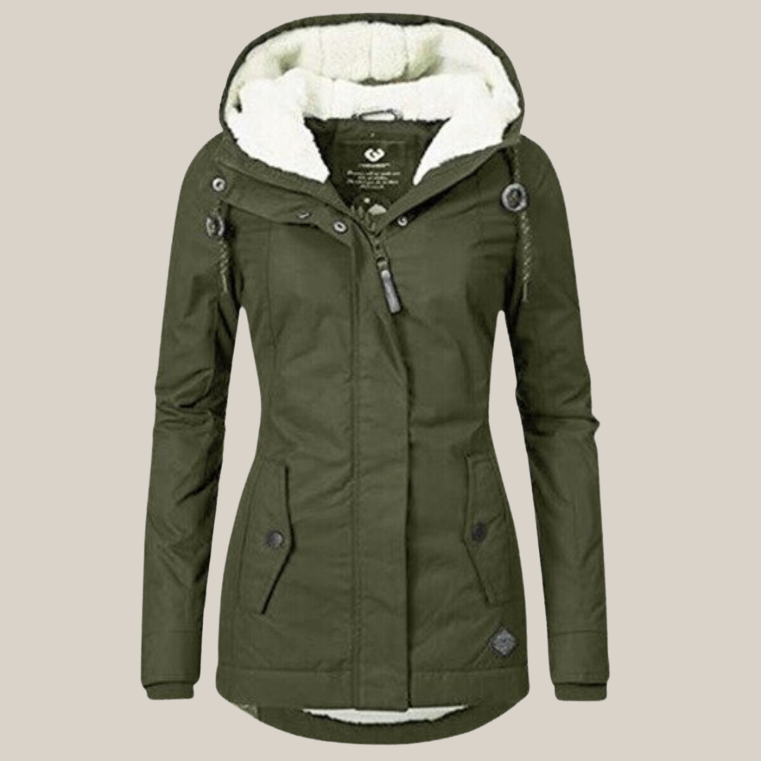 Amber | Gesteppte Winterjacke mit leichtem Glanz
