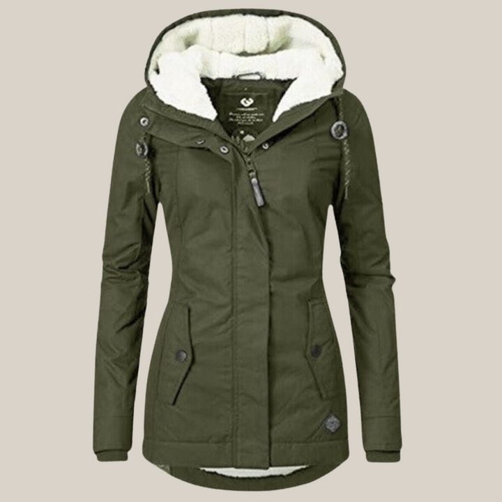Amber | Gesteppte Winterjacke mit leichtem Glanz