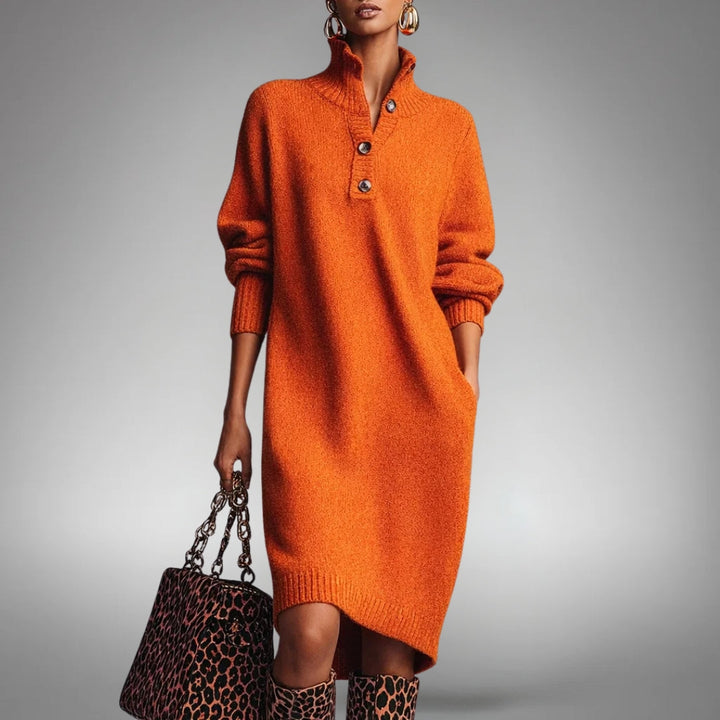 Tabea | Weiches Strickkleid mit femininer Note