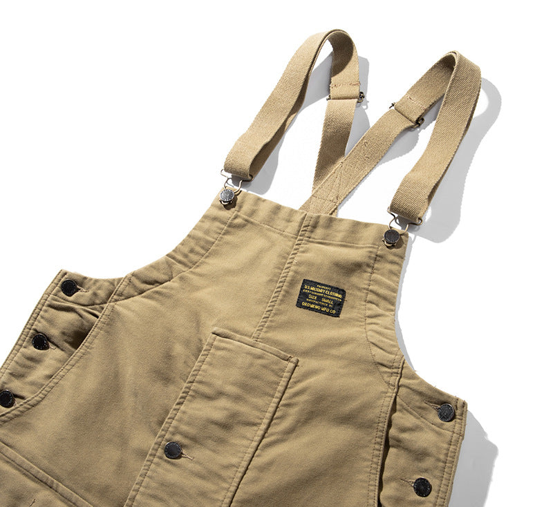 Elsa | Unisex-Overall aus Moleskin mit Kordelzug