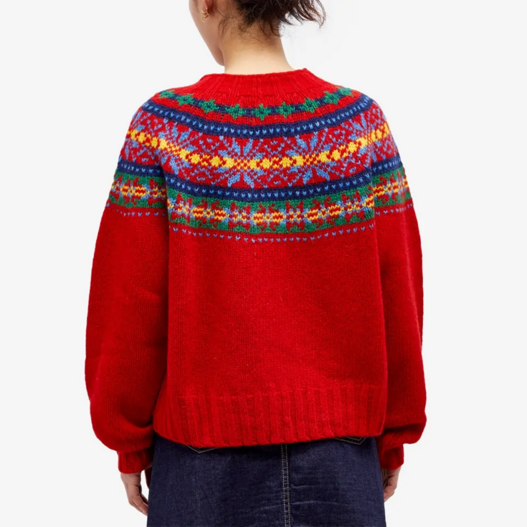 SAGA | Vintage Damenpullover mit charmantem Retro-Stil