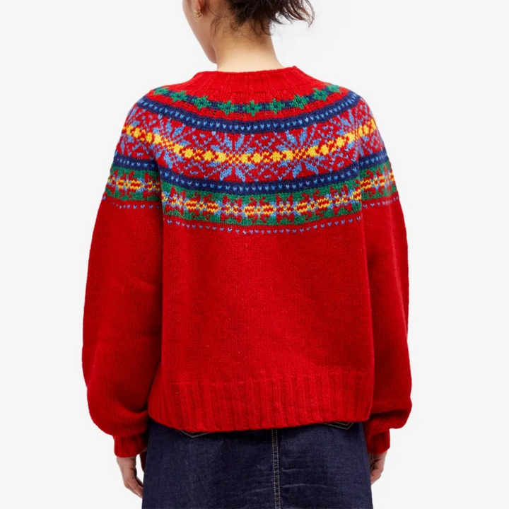 SAGA | Vintage Damenpullover mit charmantem Retro-Stil