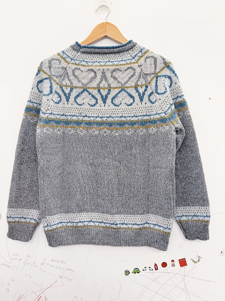 Elena | Warmer Pullover im stilvollen Strick-Look