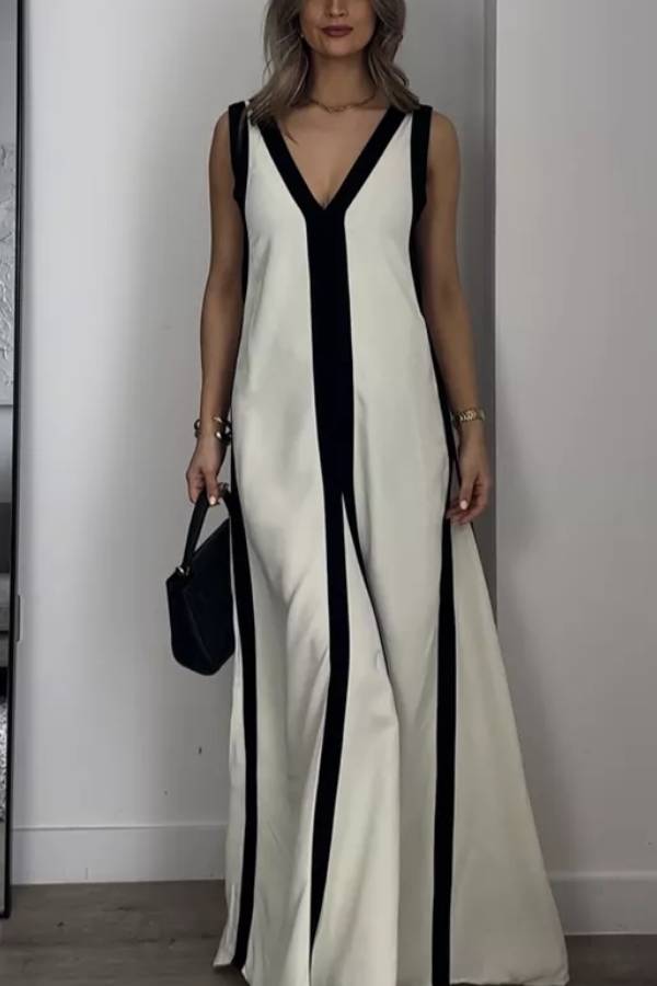 Tiana | Wendesommerkleid mit Klaviertastenprint
