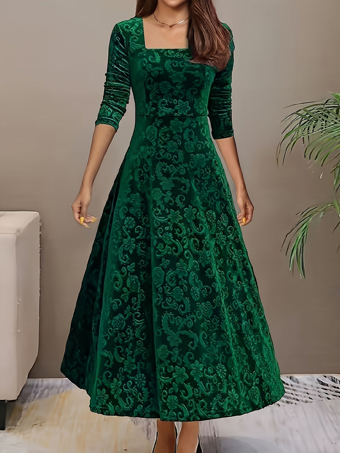Clara | Stylisches Samtkleid für den Urlaub