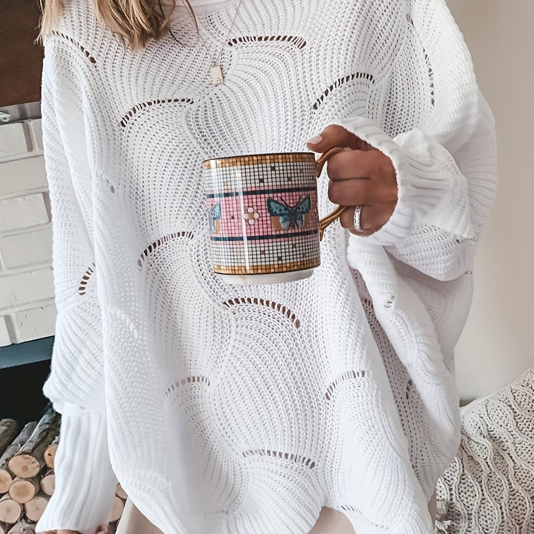 Yoko | Damenpullover aus geripptem Strickstoff