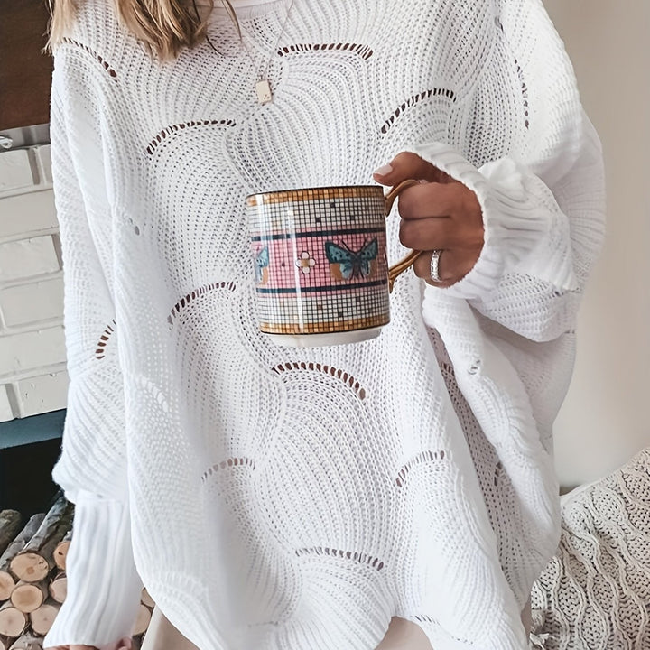 Yoko | Damenpullover aus geripptem Strickstoff
