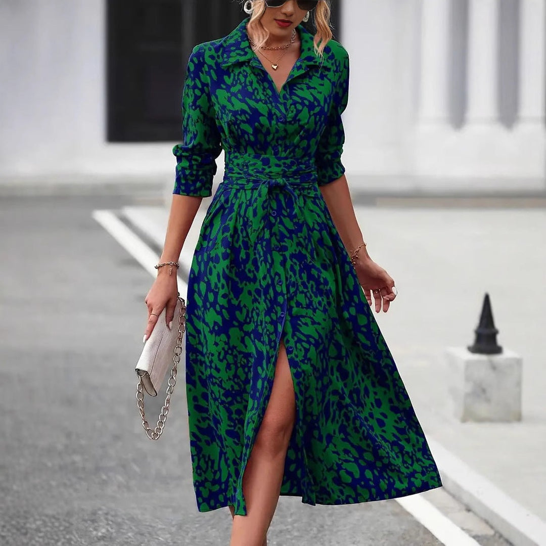 Sofia | Modisches Printkleid Damen Mit Stil