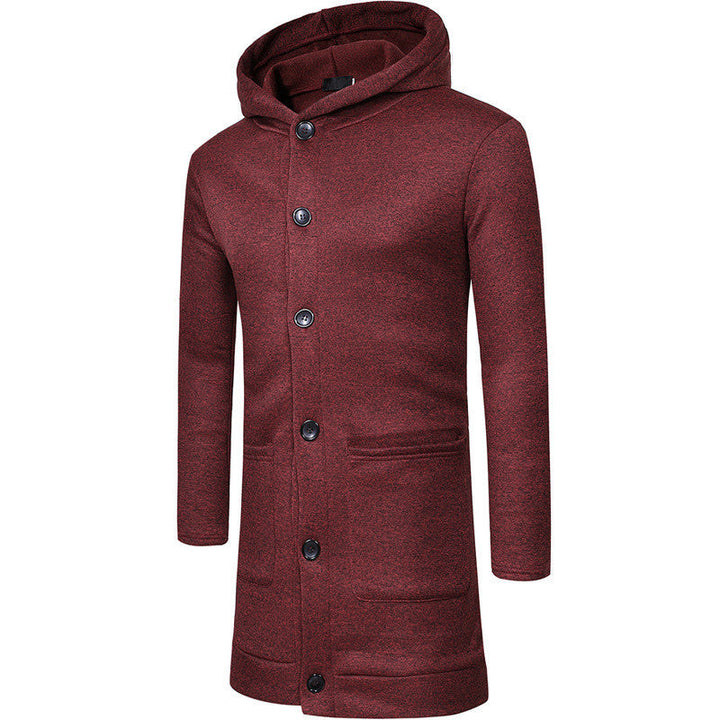 Skir | Herren Kapuzenpullover mit dicken Knöpfen